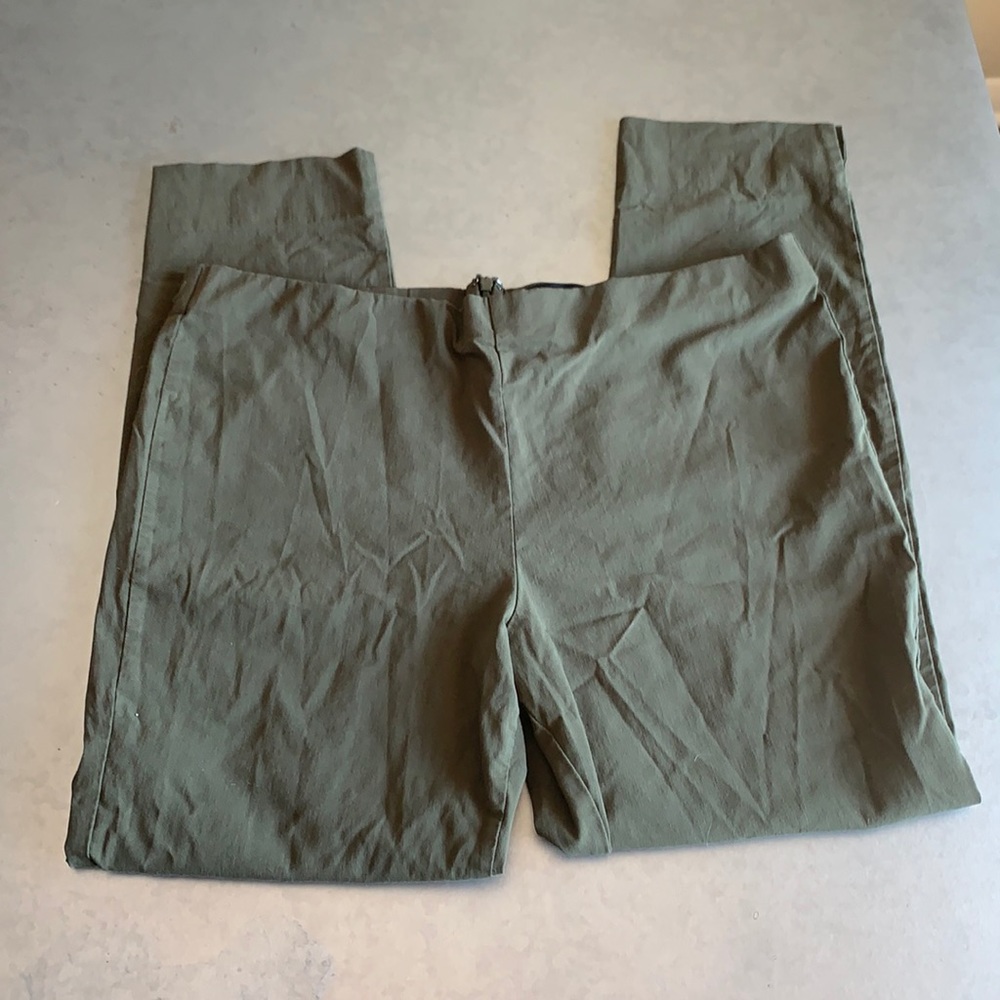 Who What Wear Pull On Dress Olive Ankle Pant